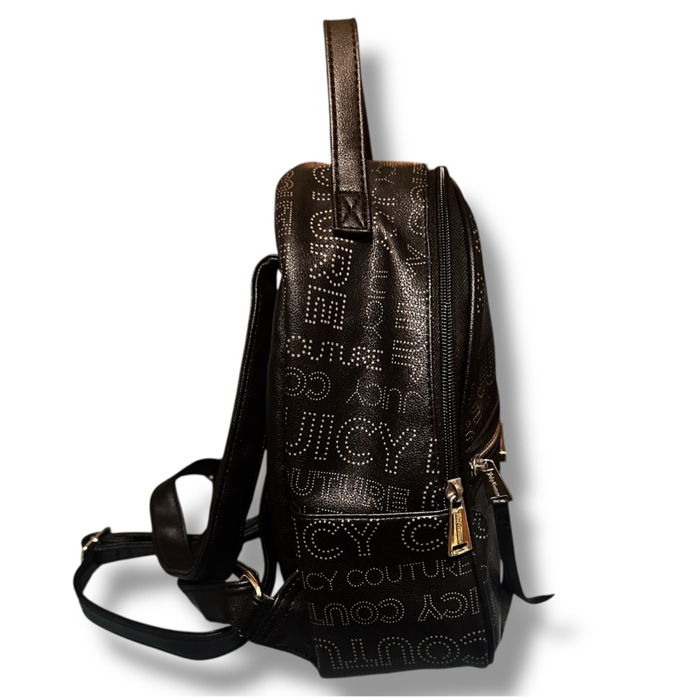 Juicy Couture Black Mini Logo Backpack - Picture 2 of 11